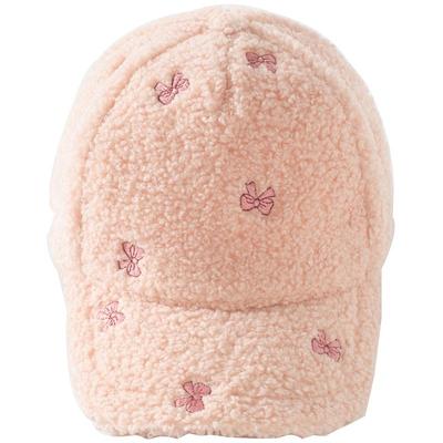 戴维贝拉儿童毛绒帽子保暖鸭舌帽