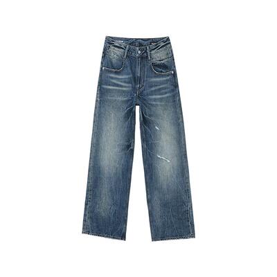ABLE JEANS【宽松直筒裤】男士秋冬宽松牛仔裤潮流百搭长裤子