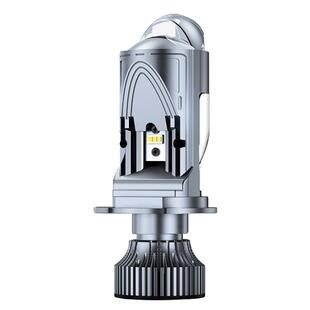 汽车H4自带双光透镜led大灯远近一体激光灯泡三光矩阵式车灯改装