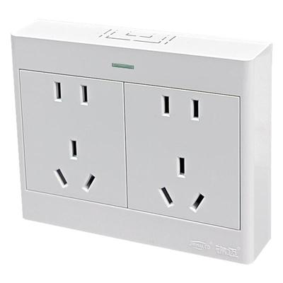 锦迈大功率明装插座面板家用