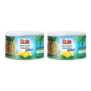 Dole/都乐菲律宾进口金菠萝罐头2罐水果制品休闲食品小吃沙拉烘焙