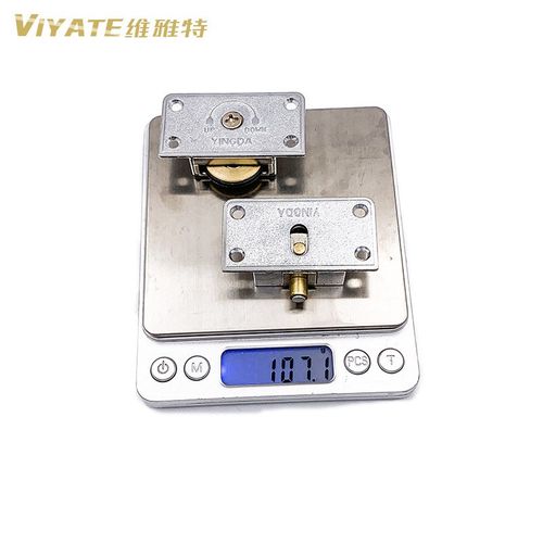 338轮趟门轮合金配件移轴承轮上下轨道加重家具推拉门滑轮橱柜门