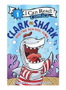 原版进口 Clark the Shark鲨鱼克拉克7册英文原版分级绘本i can read 1阶分级读物一级漫画分级读物 Harper Collins柯林斯出版