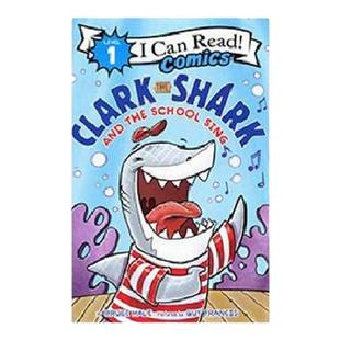 原版进口 Clark the Shark鲨鱼克拉克7册英文原版分级绘本i can read 1阶分级读物一级漫画分级读物 Harper Collins柯林斯出版