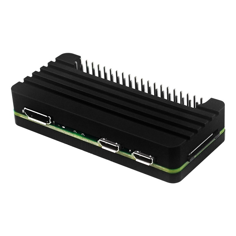 树莓派zero 2W铝合金外壳Raspberry Pi zero 2 W散热保护壳带排针