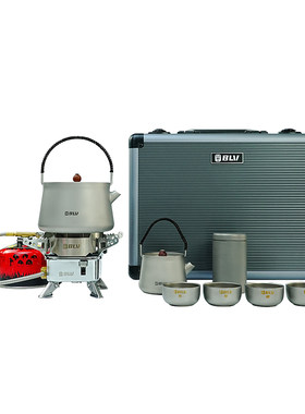 八驴旅行茶具纯钛功夫茶具套装
