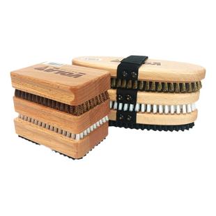 VOLA滑雪板刷子清洁刷板底维护保养去蜡刮蜡刷尼龙刷马毛刷铜丝刷