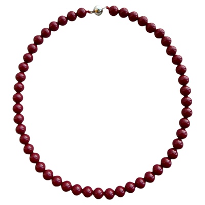 高含量朱砂97%牛血红锁骨链招财