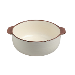 舍里双耳陶瓷汤碗家用大号酸菜鱼盆大容量面碗水煮鱼汤盆毛血旺碗