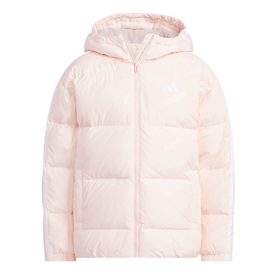 adidas阿迪达斯冬新款拒水防风保暖满印休闲女大童羽绒服 KC5920