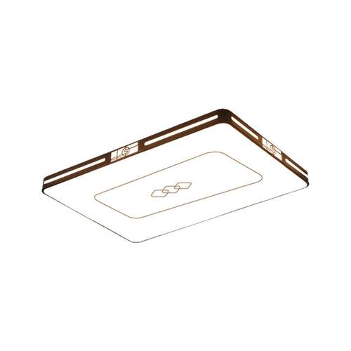 led新中式吸顶灯简约现代大门过道灯阳台入户灯走廊屋檐吸顶灯