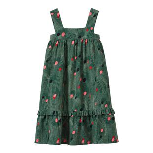 3件5折 Little家英国 Caramel FW24秋冬女宝宝印花长袖无袖连衣裙