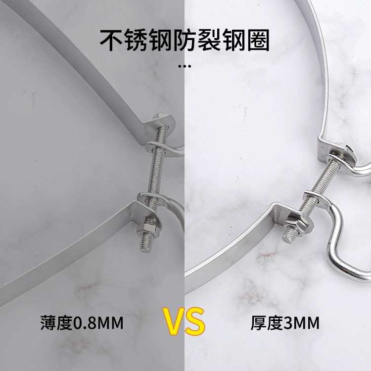 砧板钢箍不锈钢包边菜板箍防裂钢条厨房切菜板围箍固家用圆形抗裂