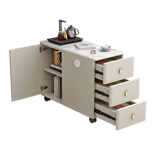 沙发边柜侧边柜轻奢岩板角几桌子家用客厅小户型简约边几小茶几