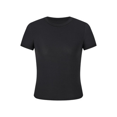 凉感速干运动短袖t恤瑜伽服上衣