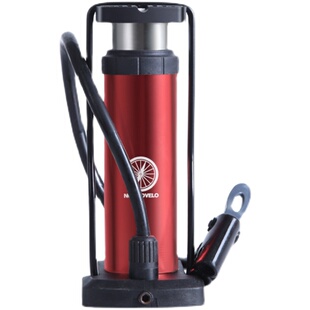 NOMAD自行车打气筒脚踩式充气泵家用单车美法嘴通用篮球便携气筒