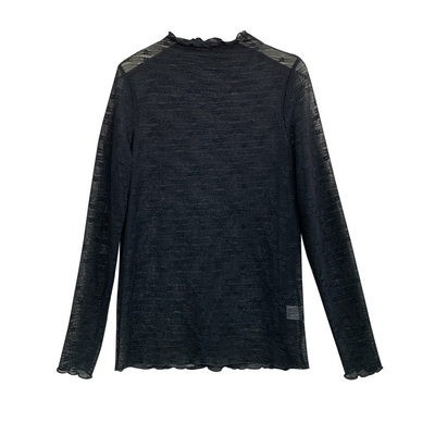 大码女装甜美性感蕾丝衫