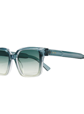 简约风格方形质感UV400渐变墨镜