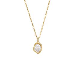 安铂洛利十二星座吊坠贝母项链女