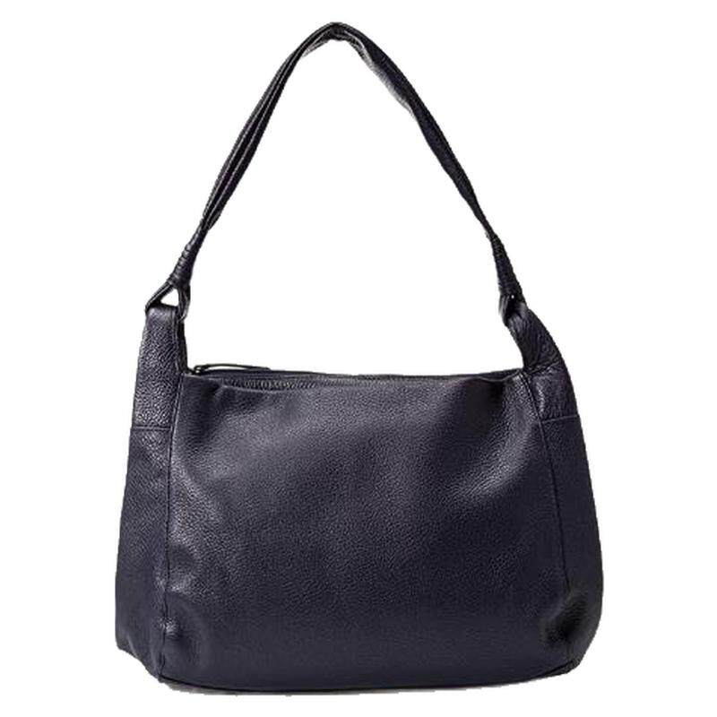 derek中号纯色皮质正品单肩包