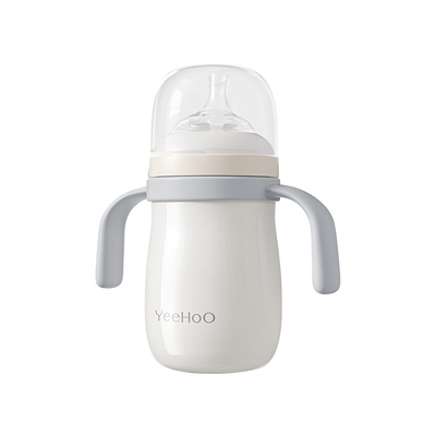 英氏婴儿鸭嘴保温杯儿童宝宝吸管水杯小月龄学饮杯6个月以上防呛
