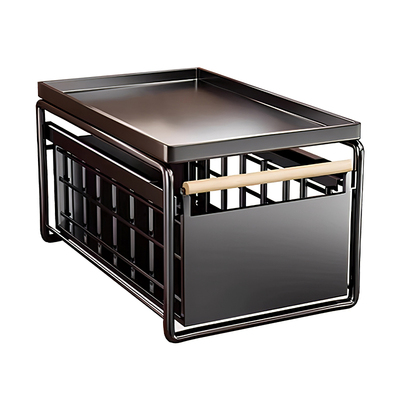 日本下水槽落地置物架浴室