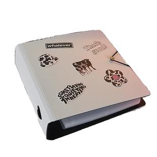 追星卡册收纳册活页A4大容量小卡9宫格diy外壳挡板4格拍立得相册