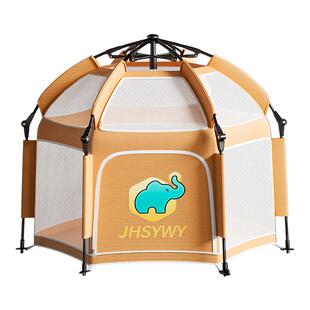 儿童折叠围栏孩子游戏屋室内防护栏婴儿家用户外帐篷生日礼物