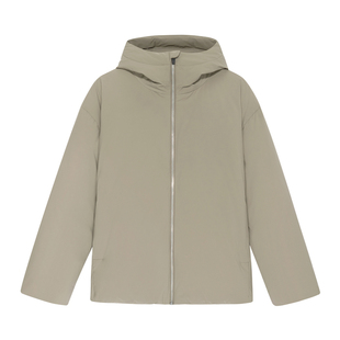 nice rice好饭 冬季白鸭绒四面弹连帽宽松休闲羽绒服外套NGD10023