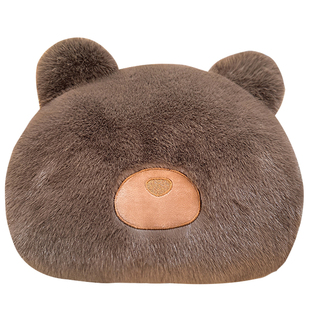 小熊热水袋充电式防爆暖手暖脚暖宝宝痛经女生用暖水袋毛绒电暖宝