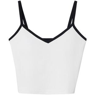 KBNE【商场同款】背心女白色吊带内搭2026夏季新款热辣打底小上衣