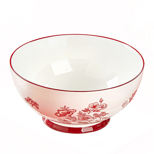 大汤碗家用陶瓷大号碗盆2026新款乔迁新居中式喜庆酸菜鱼大汤面盆