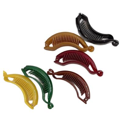 韩国香蕉夹气质大号弧形发夹