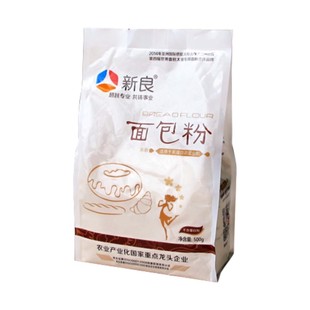 高筋面粉500g面包粉新良家用吐司欧包馒头甜品蛋糕烘焙材料小麦粉