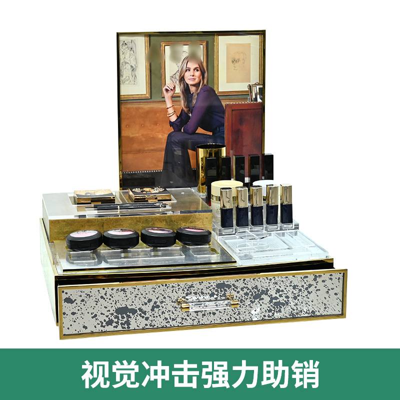 定制亚克力彩妆展架口红展示架台式陈列架设计品牌化妆品展示座