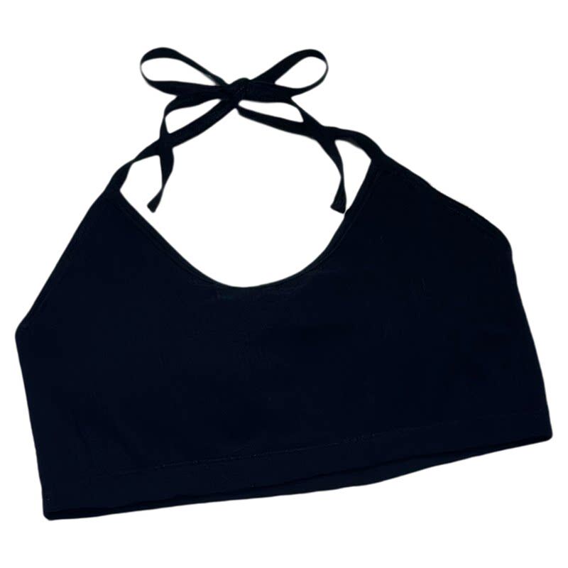 系带美背时尚修身露背挂脖防走光可外穿内衣文胸一体女背心吊带夏