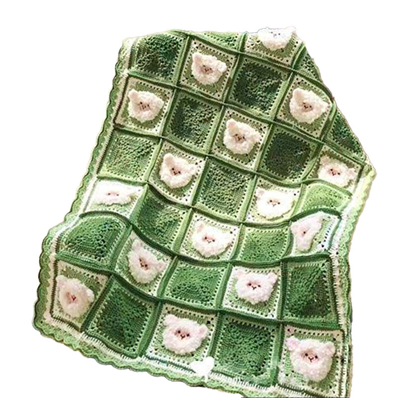 空调毯子手工钩针材料包