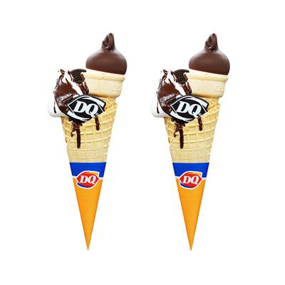 【电子卡券】DQ 2份曲奇巧克力火炬筒甜筒冰激凌雪糕【谨防诈骗】