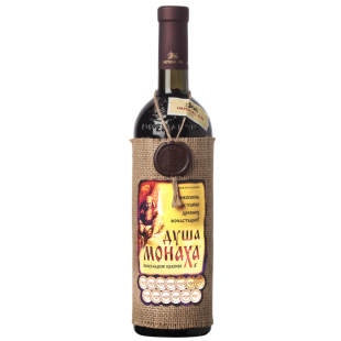 俄罗斯摩尔多瓦红酒麻袋修道士半甜葡萄酒微醺原瓶装进口整箱6瓶