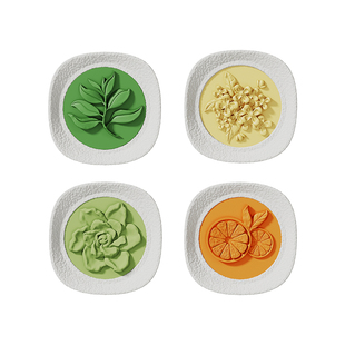 卉苔车载香空调出风口香氛香膏小挂件大吉岭茶橘子柑橘汽车好物