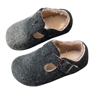 Meticulous儿童秋冬季勃肯鞋