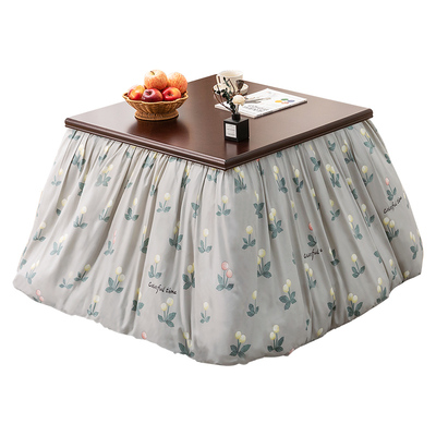 烤火桌子家用新款长方形冬季取暖