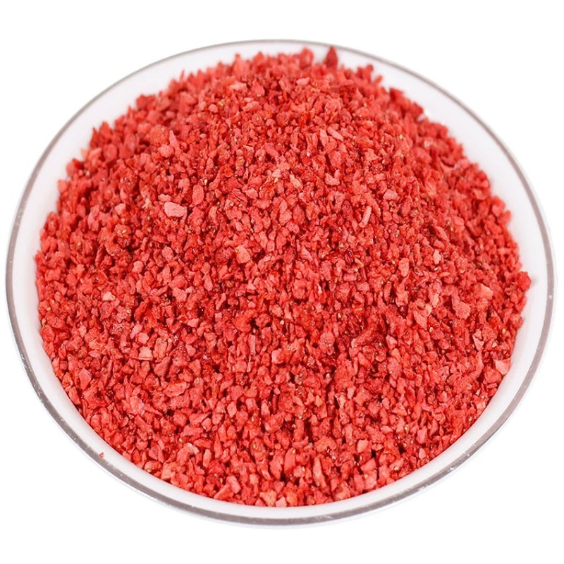 冻干草莓碎烘焙专用草莓丁蛋糕装饰草莓干商用水果丁粒粉脆可食用