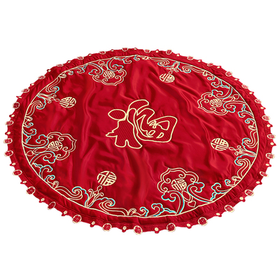 新娘坐福垫结婚新人喜被婚庆跪垫