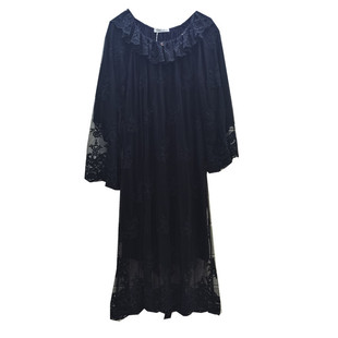 公主风很仙的睡裙女春秋长裙薄款网红纯棉睡衣女大码家居服可外穿