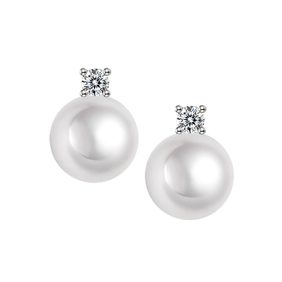 BEAUFINA戴妃系列澳白耳钉