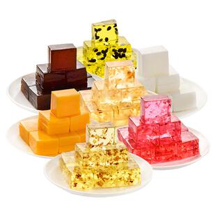 桂林特产桂花水晶冻糕琥珀芒果混合水果软糖果汁椰子阳朔批发独立