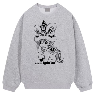 2026新年红色马年卫衣本命年衣服