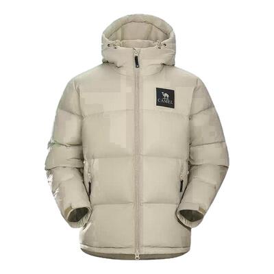 2023户外羽绒服骆驼连帽