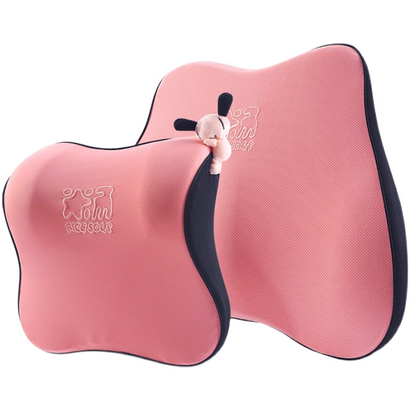 爱车屋天然乳胶头枕腰靠